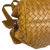 Bottega Veneta Tan Brown Intrecciato Shoulder Bag