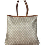 Celine Vintage Coated Canvas Macadam Shoulder Tote