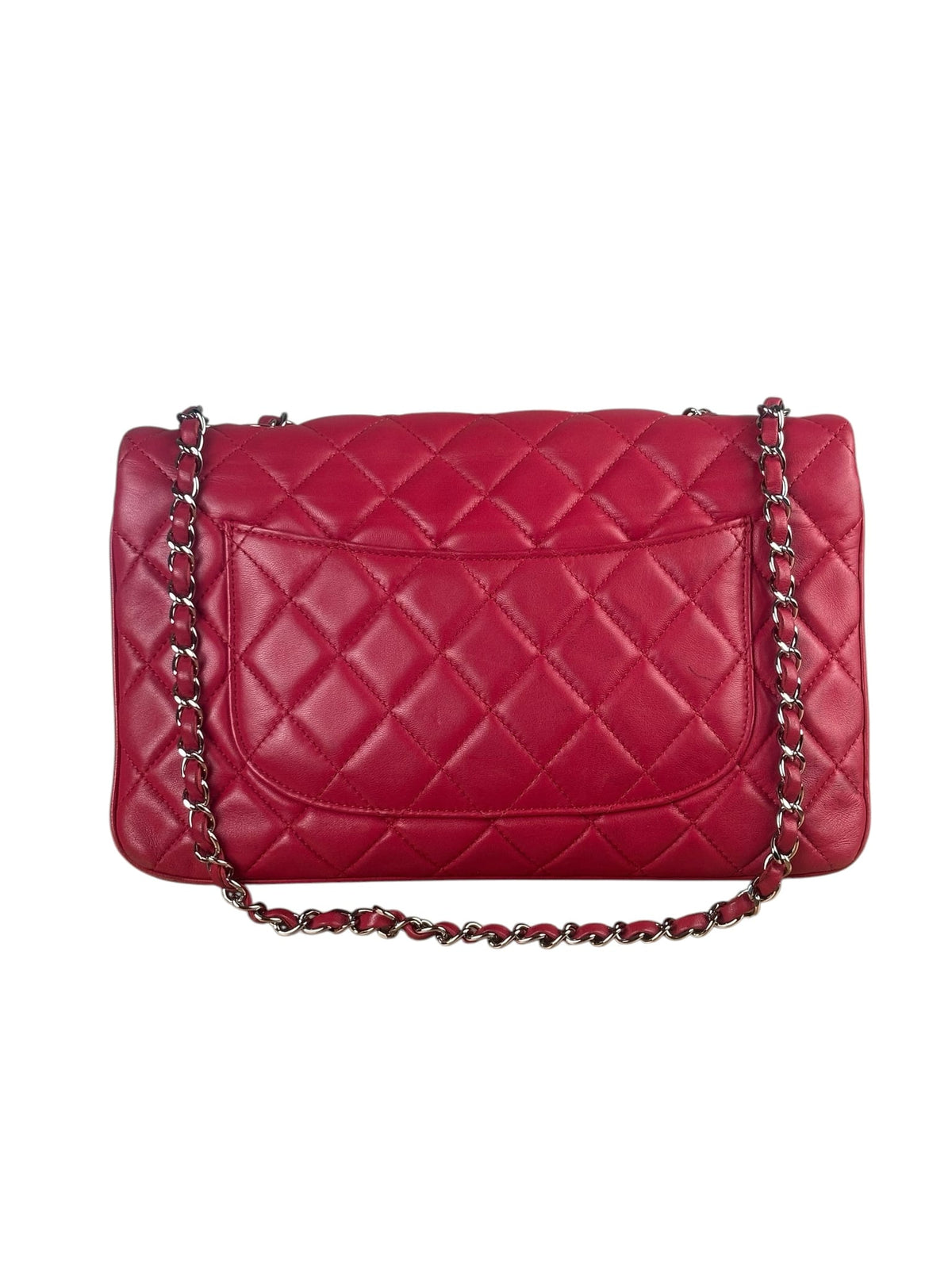 Chanel Coral Pink Quilted Lambskin Accordion Flap Bag 2014