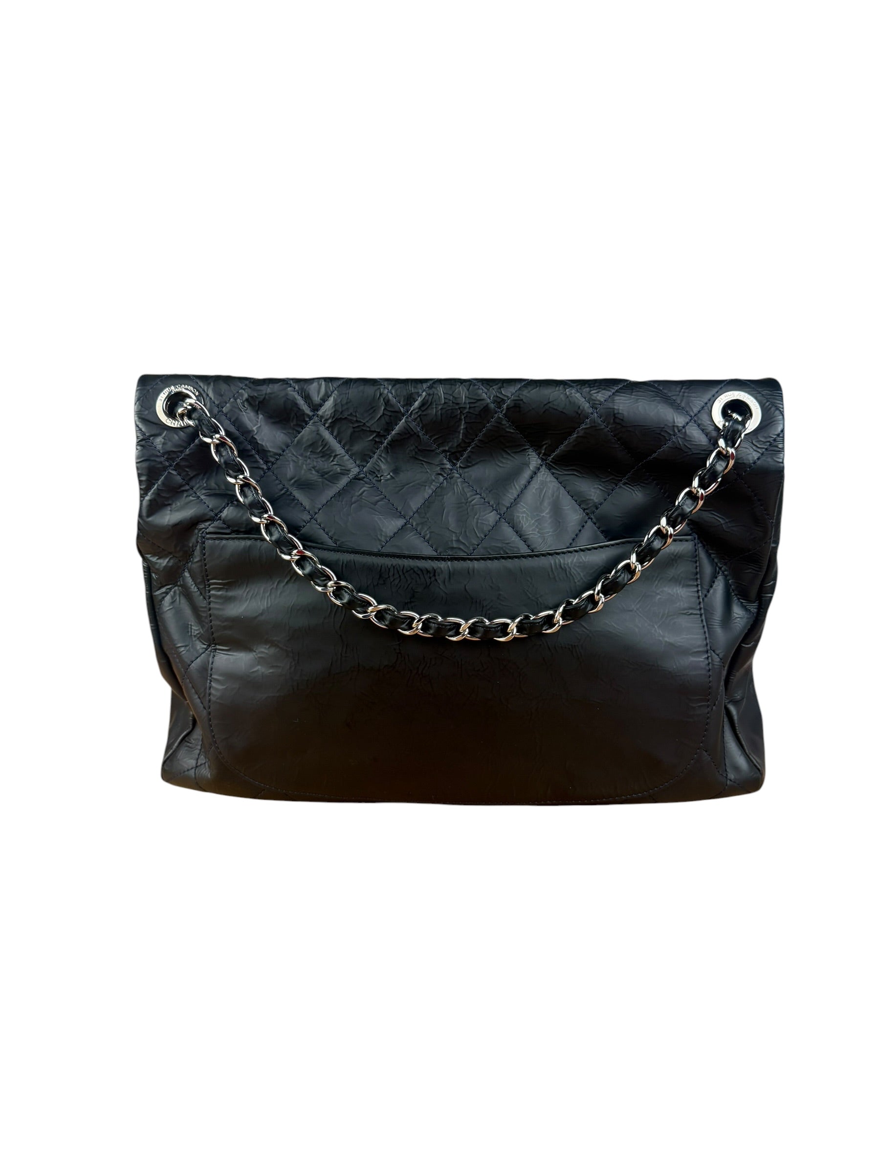 Chanel Black Leather Reissue 2.55 Flap Shoulder Bag 1999