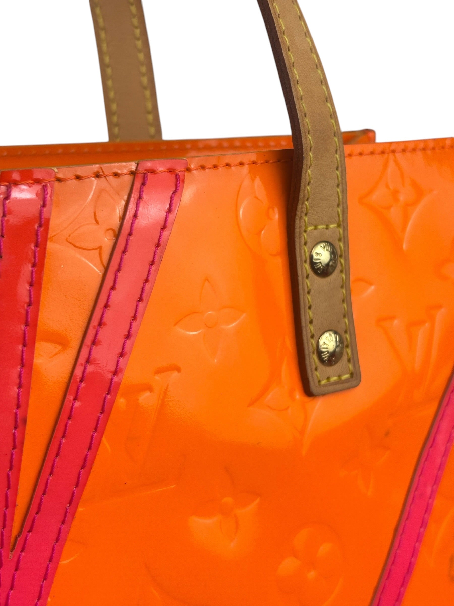 Louis Vuitton x Robert Wilson Monogram Fluo Vernis Reade Tote Bag MM
