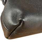 Fendi Black Leather Nano First Charm Shoulder Bag