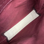 Balenciaga Canvas Maroon Cabas XS Tote Bag