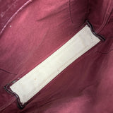 Balenciaga Canvas Maroon Cabas XS Tote Bag