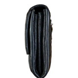 Bottega Veneta Woven Long Wallet Black