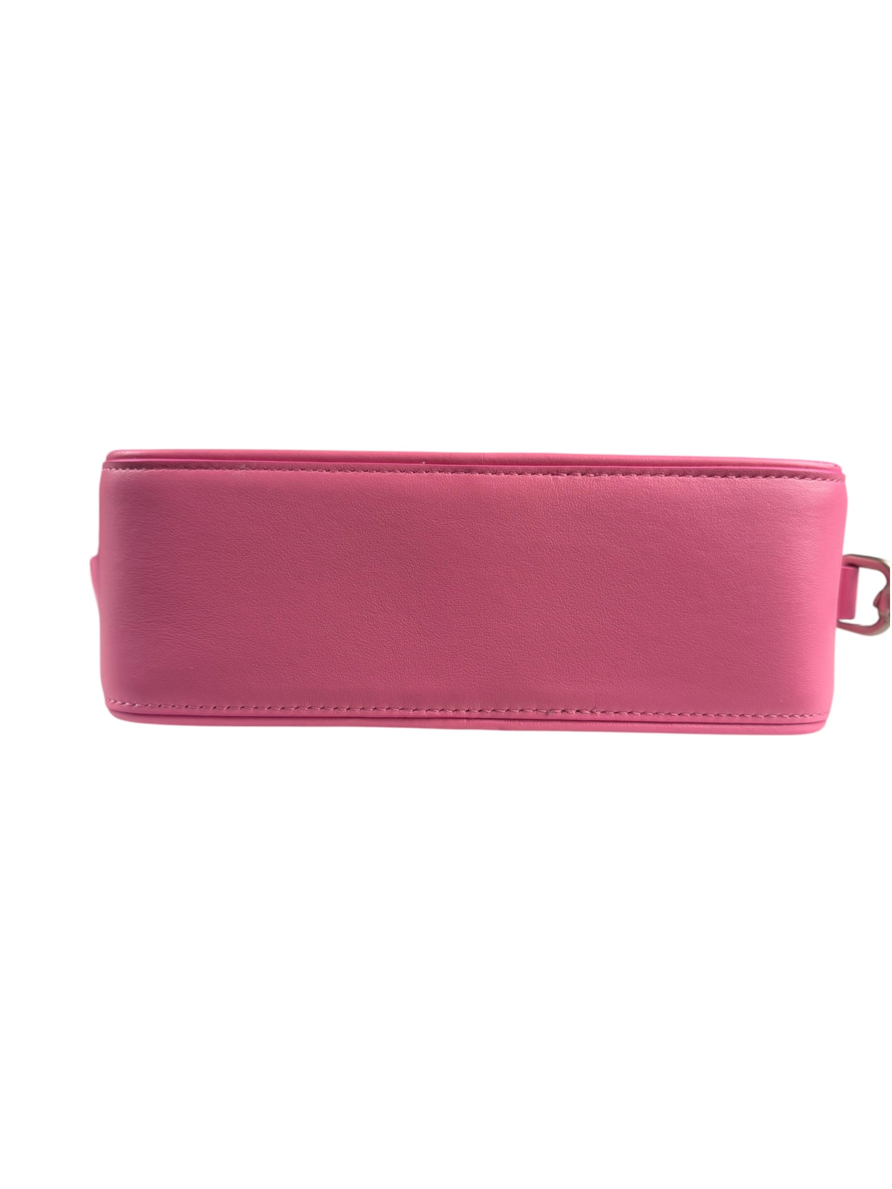 Jacquemus Le Baneto Zip Pink Leather Crossbody Bag