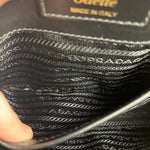 Prada Black Leather Odette Crossbody
