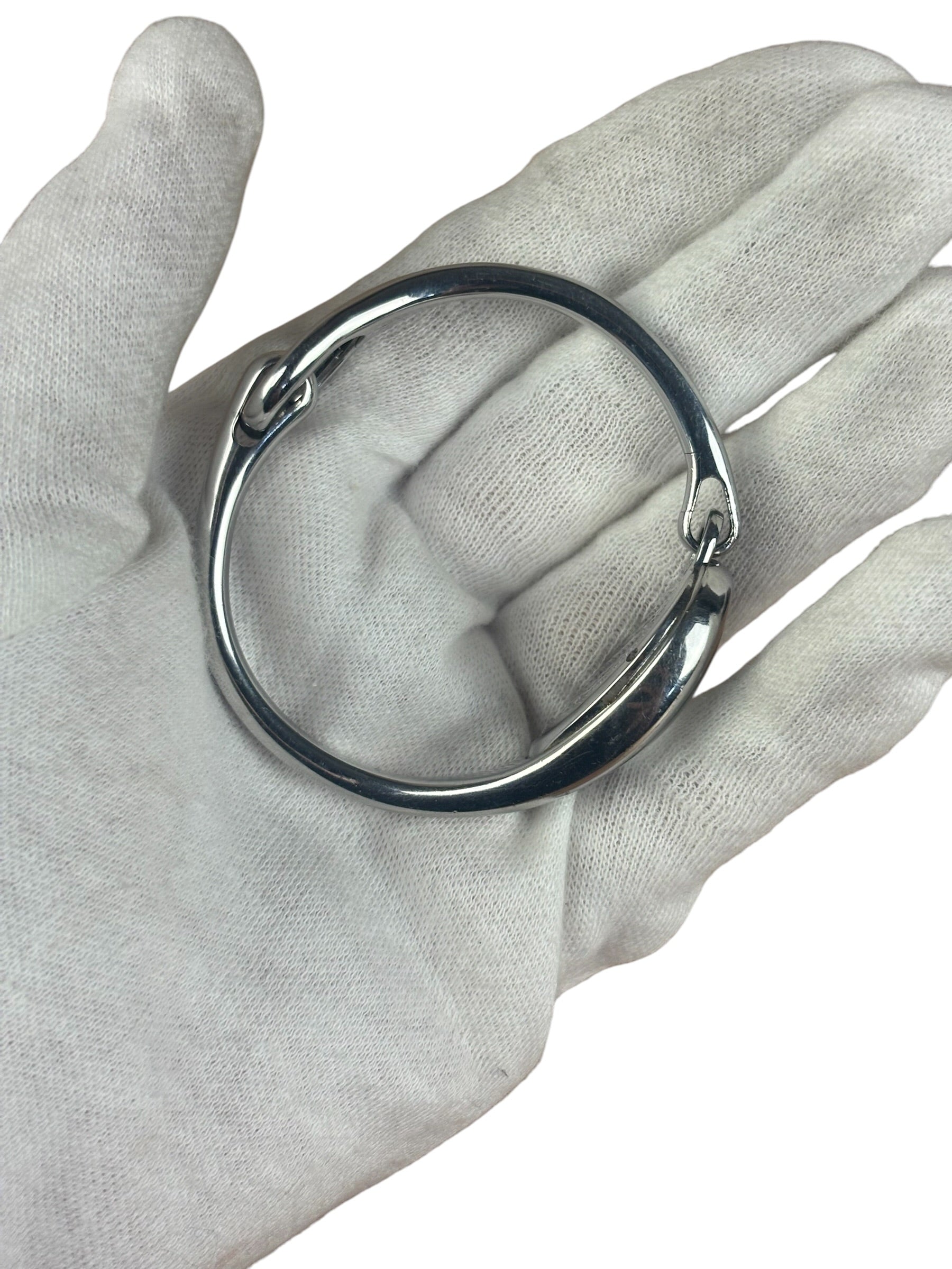 Gucci Silver Steel Horsebit Teardrop Watch