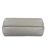 Brunello Cucinelli Ivory Grained Leather Shoulder Bag