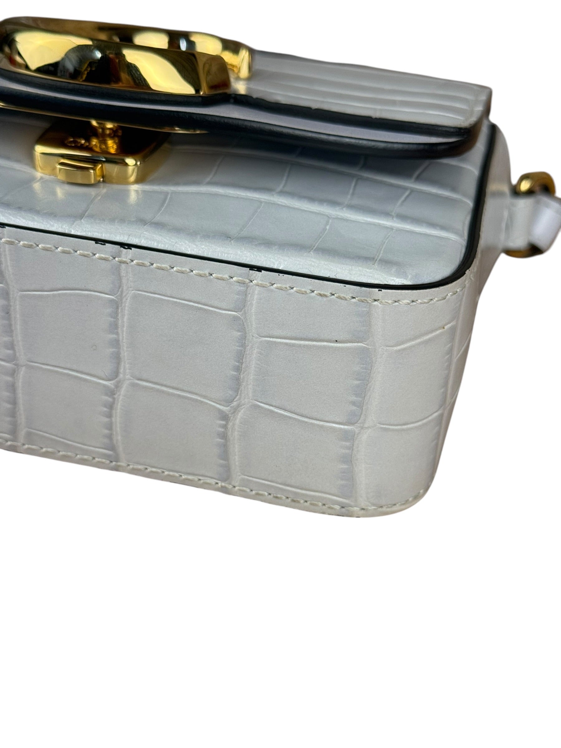 Chloé Mini Grey Croc Embossed C 2Way Bag