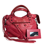 Balenciaga Red Le City Bag S