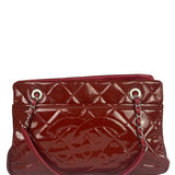 Chanel Red Patent Leather Chain Shoulder Bag 2012
