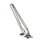 Vivienne Westwood Diamante Heart Orb Necklace