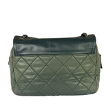 Chanel Sage Green Quilted Leather Flap Bag 2011