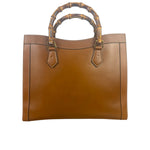 Gucci Peanut Brown Leather Diana Medium Tote