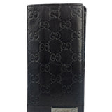 Gucci GG Brown Leather Guccissima Long Wallet