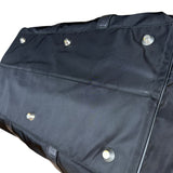 Prada Black Nylon Weekender Bag