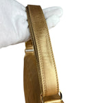 Chanel Gold Leather East West Shoulder Bag 2001