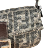 Fendi Wool Zucca Baguette
