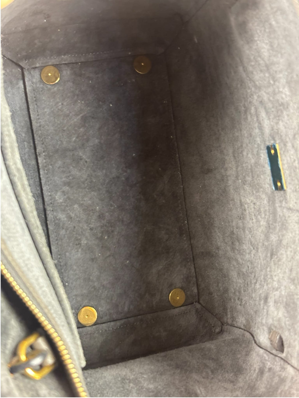 Celine Grey Leather Two-Way Belt Bag