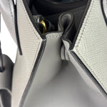 Prada Grey Saffiano Leather Two-Way Tote