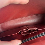 Chanel CC Vintage Black Quilted Chain Flap Bag