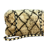 Chanel Matelasse Fur Coco Mark Chain Flap Bag '01