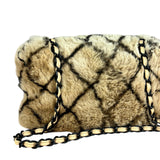 Chanel Matelasse Fur Coco Mark Chain Flap Bag '01