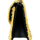 Bvlgari Serpenti Forever Mini Raffia Bag Beige