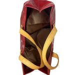 Louis Vuitton Red Canvas Monogram Vernis Hand Bag