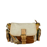 Prada Multicolor Leather Trim Sac Multi-Poches Crossbody Bag