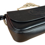Gucci GG Soho Black Leather Chain Bag