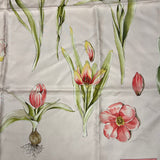 Tiffany & Co. Pink Rose Petal Silk Scarf