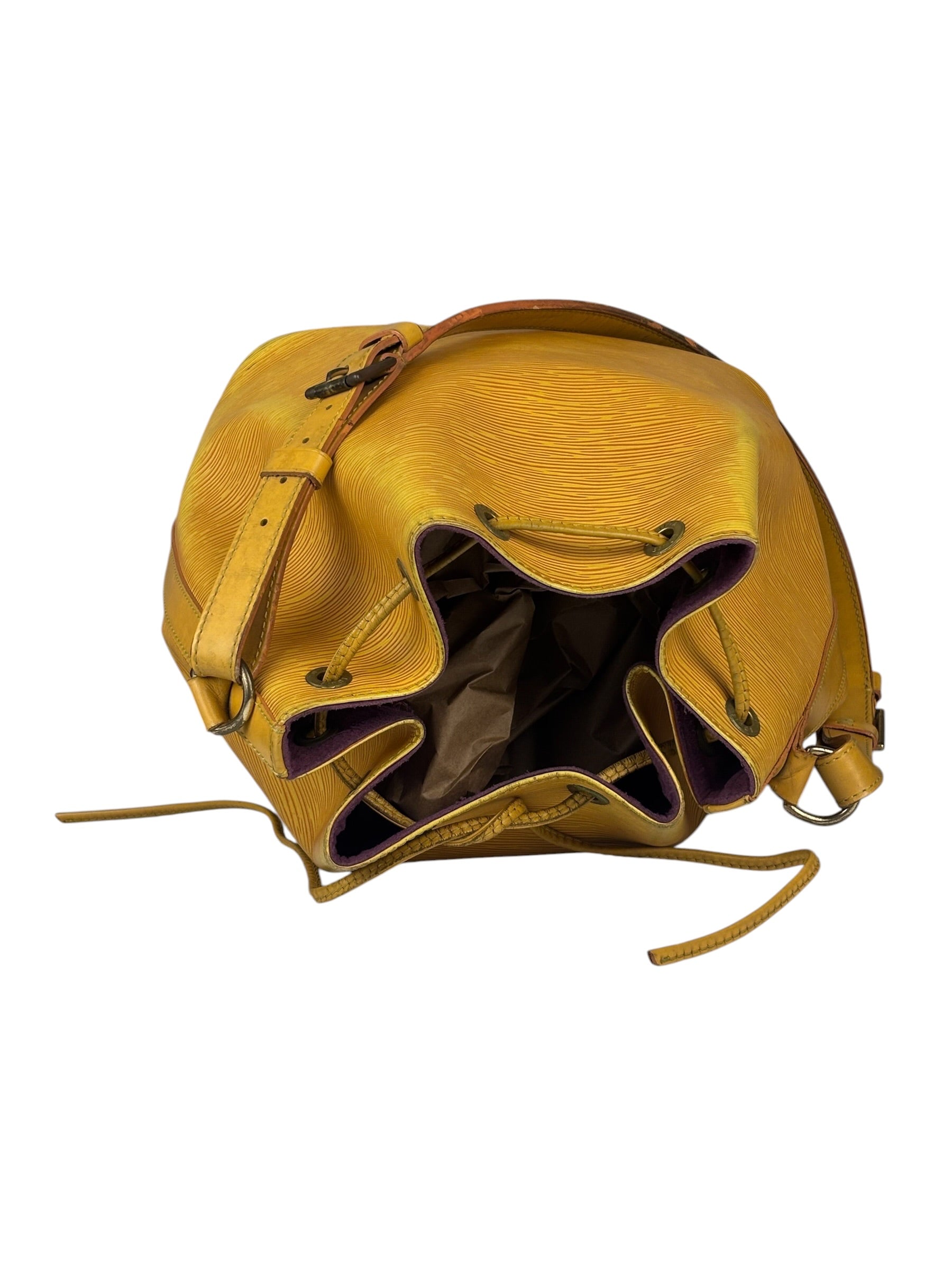 Louis Vuitton Yellow Epi Leather Neo Bucket Bag