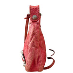 Balenciaga Fuchsia Leather Le City Crossbody