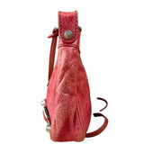 Balenciaga Fuchsia Leather Le City Crossbody