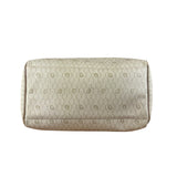 Christian Dior Vintage Beige Honeycomb Boston Bag