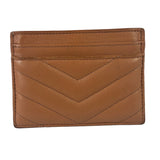Yves Saint Laurent Dusty Rose Leather Cassandre Cardholder
