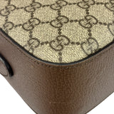 Gucci Beige GG Supreme Ophidia Camera Bag
