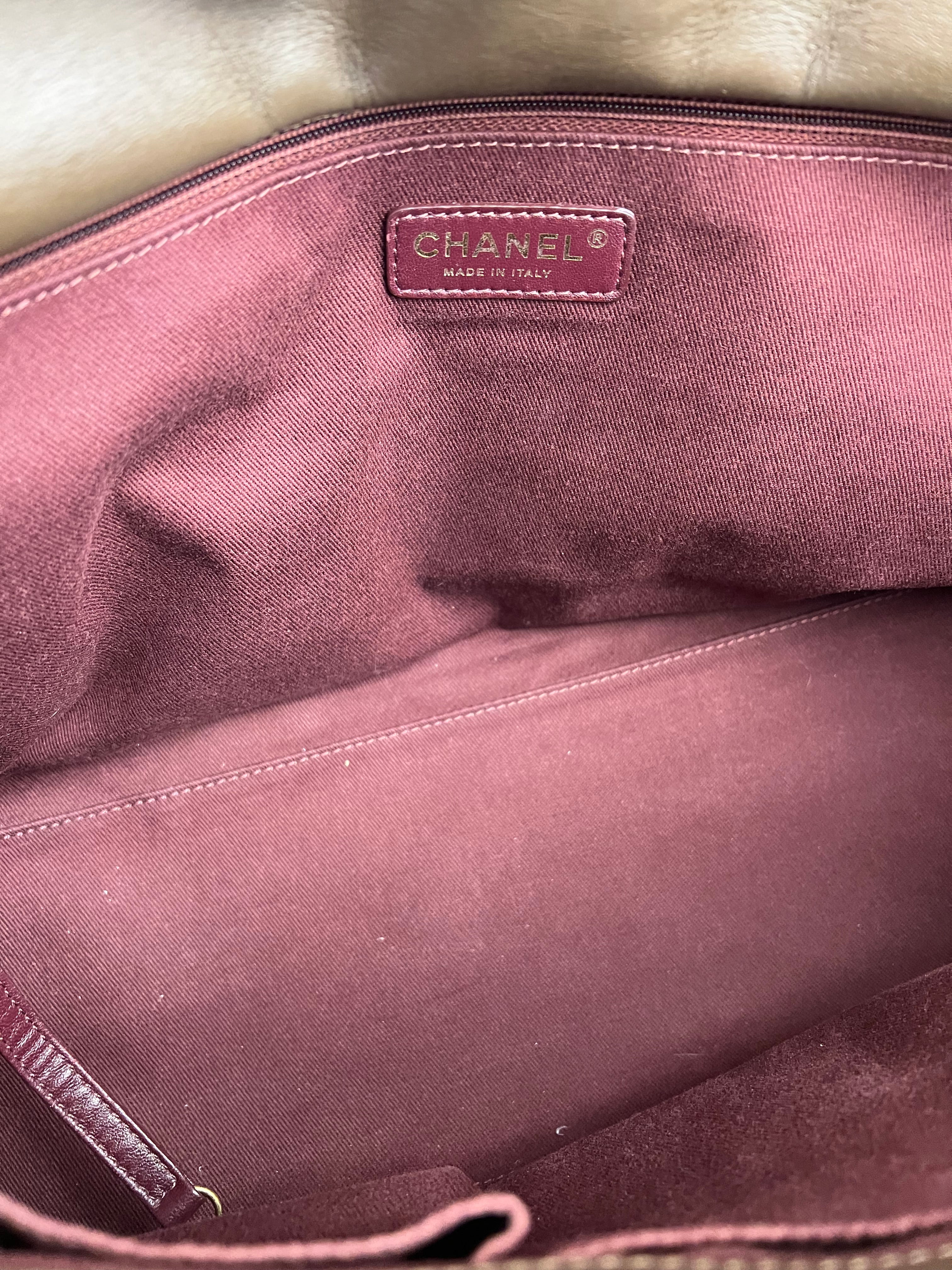 Chanel CC Brown Quilted Leather Perfect Edge Tote 2012