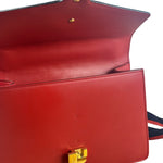 Gucci Red Leather Sylvie Shoulder Bag