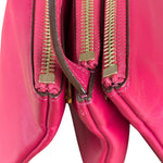 Celine Pink Leather Trio Crossbody Bag