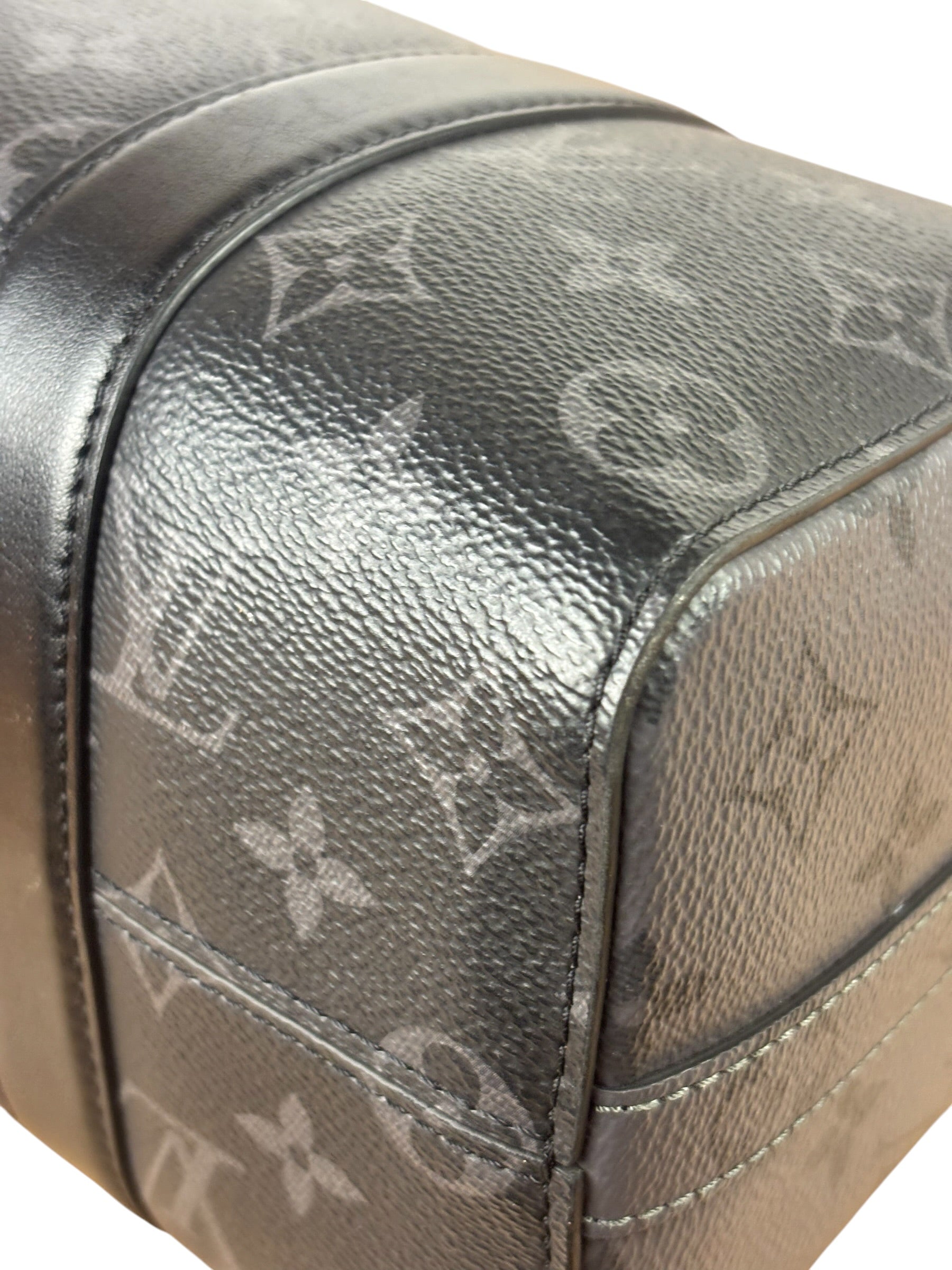 Louis Vuitton Black/Grey Monogram Eclipse City Keepall