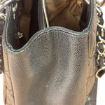 Chanel Black Caviar Quilted Large Shopping Tote 2012