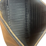 Prada Vintage Black Leather Pochette