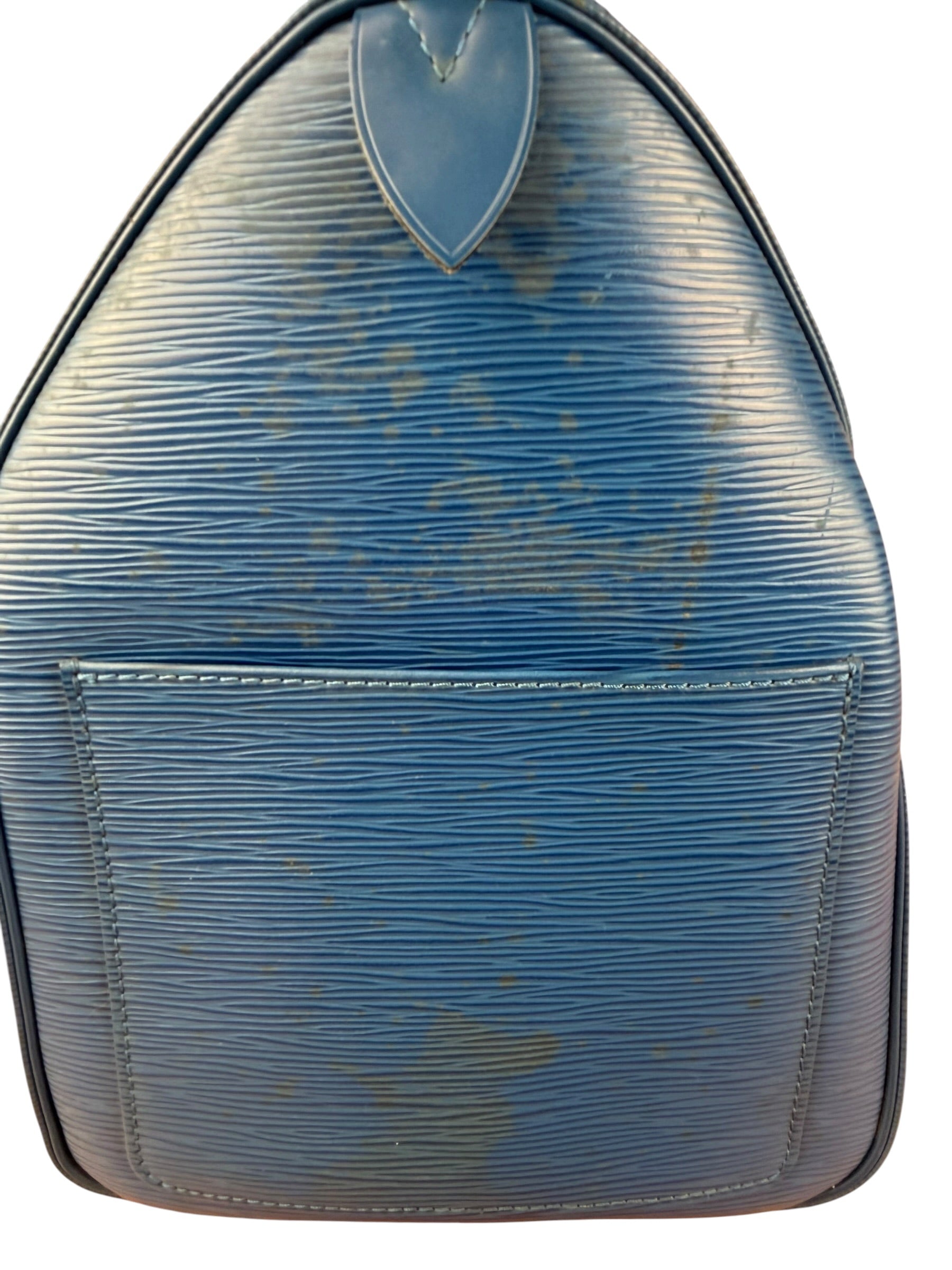 Louis Vuitton Vintage Blue Epi Leather Keepall
