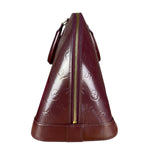 Louis Vuitton Monogram Vernis Alma GM Burgundy