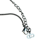 Christian Dior Dainty Sterling Silver Heart Pendant Necklace