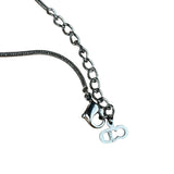 Christian Dior Dainty Sterling Silver Heart Pendant Necklace