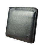 Louis Vuitton Black Leather Bi-Fold Wallet